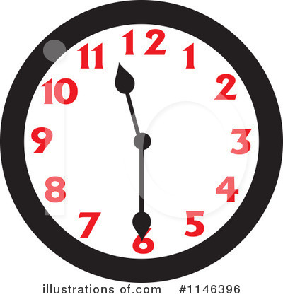 Royalty-Free (RF) Clock Clipart Illustration by Johnny Sajem - Stock Sample #1146396