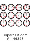 Clock Clipart #1146398 by Johnny Sajem