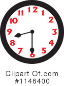 Clock Clipart #1146400 by Johnny Sajem