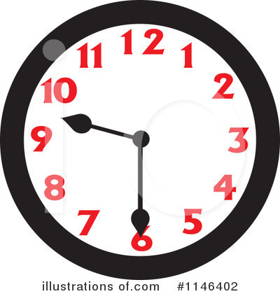 Royalty-Free (RF) Clock Clipart Illustration by Johnny Sajem - Stock Sample #1146402