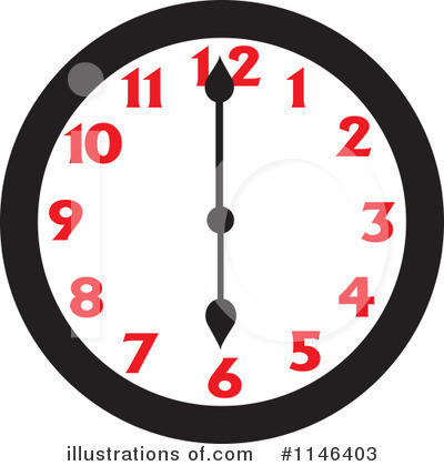Royalty-Free (RF) Clock Clipart Illustration by Johnny Sajem - Stock Sample #1146403