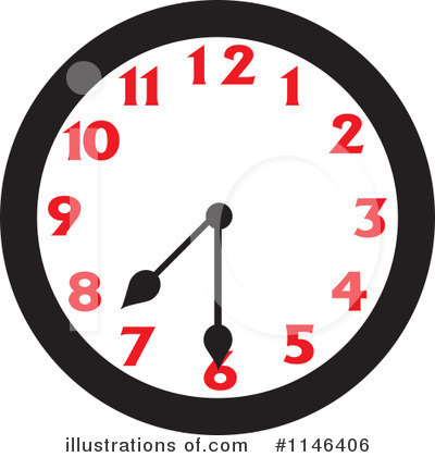 Clock Clipart #1146406 by Johnny Sajem