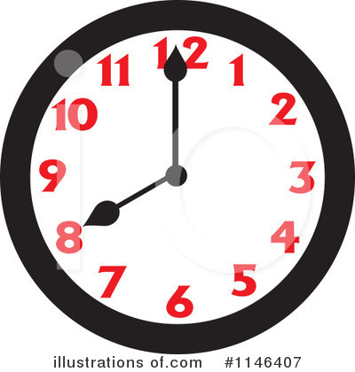 Clock Clipart #1146407 by Johnny Sajem