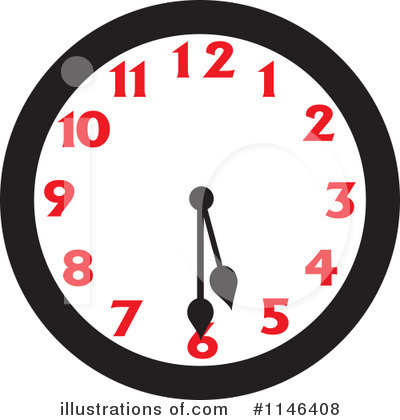 Royalty-Free (RF) Clock Clipart Illustration by Johnny Sajem - Stock Sample #1146408