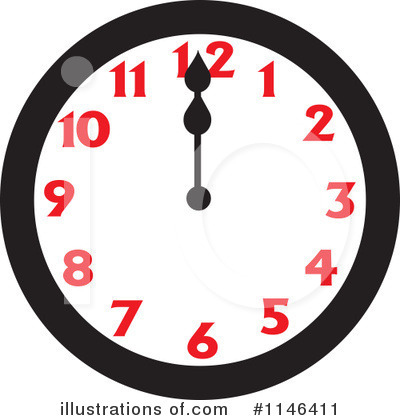 Royalty-Free (RF) Clock Clipart Illustration by Johnny Sajem - Stock Sample #1146411
