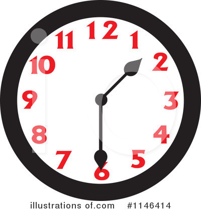 Royalty-Free (RF) Clock Clipart Illustration by Johnny Sajem - Stock Sample #1146414