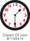 Clock Clipart #1146414 by Johnny Sajem