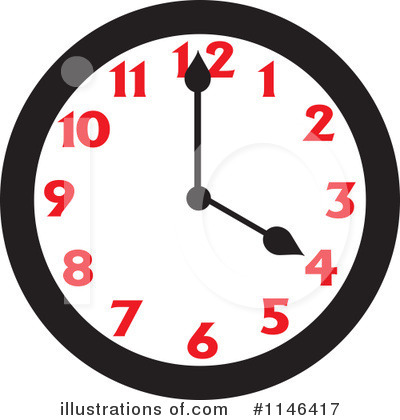 Royalty-Free (RF) Clock Clipart Illustration by Johnny Sajem - Stock Sample #1146417