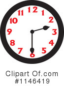 Clock Clipart #1146419 by Johnny Sajem