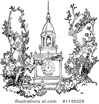 Royalty-Free (RF) Clock Clipart Illustration by Prawny Vintage - Stock Sample #1149328