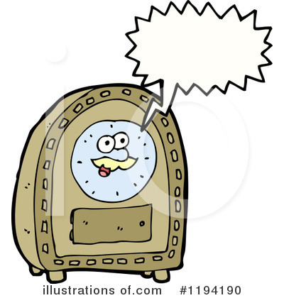 Royalty-Free (RF) Clock Clipart Illustration by lineartestpilot - Stock Sample #1194190