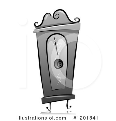 Grandfather Clock Clipart #1201841 by BNP Design Studio