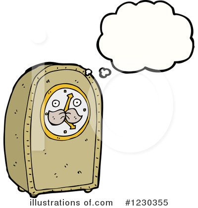 Royalty-Free (RF) Clock Clipart Illustration by lineartestpilot - Stock Sample #1230355