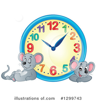 Royalty-Free (RF) Clock Clipart Illustration by visekart - Stock Sample #1299743