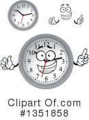 Clock Clipart #1351858 by Vector Tradition SM