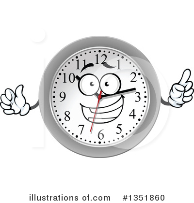 Royalty-Free (RF) Clock Clipart Illustration by Vector Tradition SM - Stock Sample #1351860