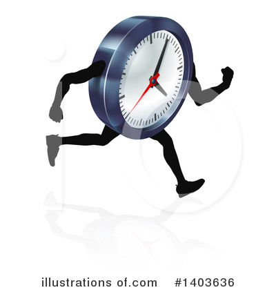 Clock Clipart #1403636 by AtStockIllustration