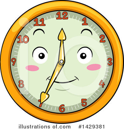 Royalty-Free (RF) Clock Clipart Illustration by BNP Design Studio - Stock Sample #1429381