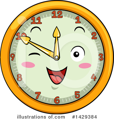 Royalty-Free (RF) Clock Clipart Illustration by BNP Design Studio - Stock Sample #1429384