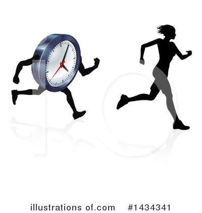 Royalty-Free (RF) Clock Clipart Illustration by AtStockIllustration - Stock Sample #1434341
