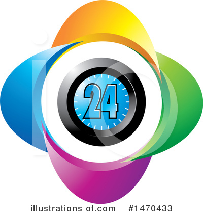 24 Hours Clipart #1470433 by Lal Perera