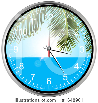 Royalty-Free (RF) Clock Clipart Illustration by elaineitalia - Stock Sample #1648901