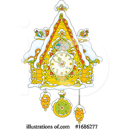 Royalty-Free (RF) Clock Clipart Illustration by Alex Bannykh - Stock Sample #1686277
