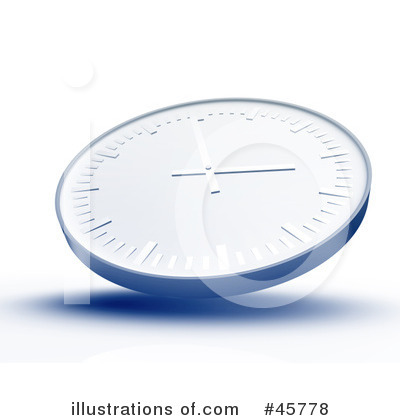 Royalty-Free (RF) Clock Clipart Illustration by Kheng Guan Toh - Stock Sample #45778