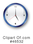 Clock Clipart #46532 by KJ Pargeter