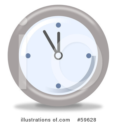 Royalty-Free (RF) Clock Clipart Illustration by oboy - Stock Sample #59628