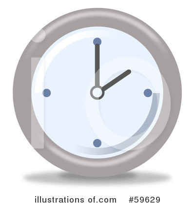 Royalty-Free (RF) Clock Clipart Illustration by oboy - Stock Sample #59629