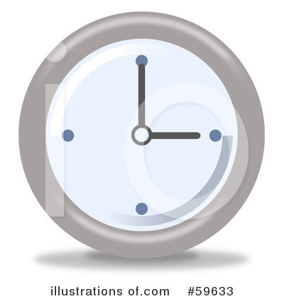 Royalty-Free (RF) Clock Clipart Illustration by oboy - Stock Sample #59633