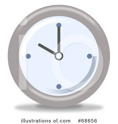 Royalty-Free (RF) Clock Clipart Illustration by oboy - Stock Sample #68656