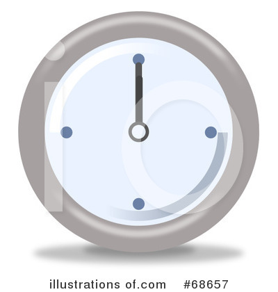 Royalty-Free (RF) Clock Clipart Illustration by oboy - Stock Sample #68657