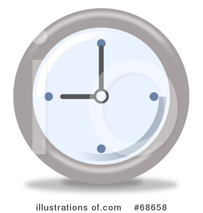 Royalty-Free (RF) Clock Clipart Illustration by oboy - Stock Sample #68658
