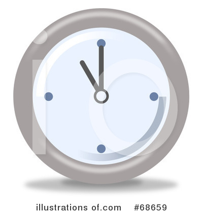 Royalty-Free (RF) Clock Clipart Illustration by oboy - Stock Sample #68659