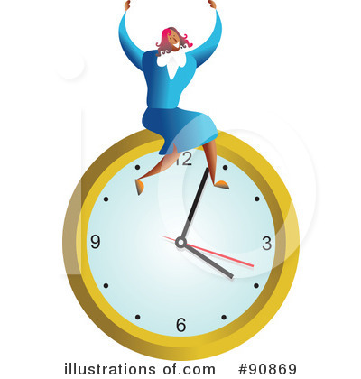 Royalty-Free (RF) Clock Clipart Illustration by Prawny - Stock Sample #90869