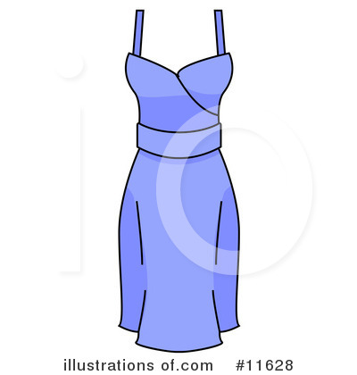 Dress Clipart #11628 by AtStockIllustration