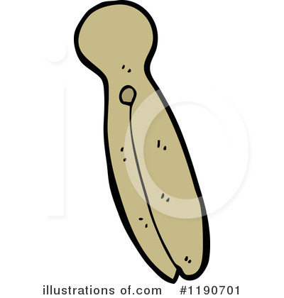 Royalty-Free (RF) Clothespin Clipart Illustration by lineartestpilot - Stock Sample #1190701