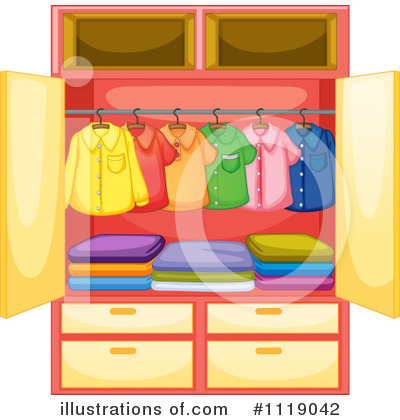 Closet Clipart #1057715 - Illustration by BNP Design Studio