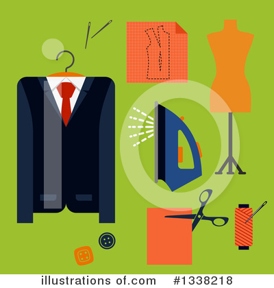 Royalty-Free (RF) Clothing Clipart Illustration by Vector Tradition SM - Stock Sample #1338218