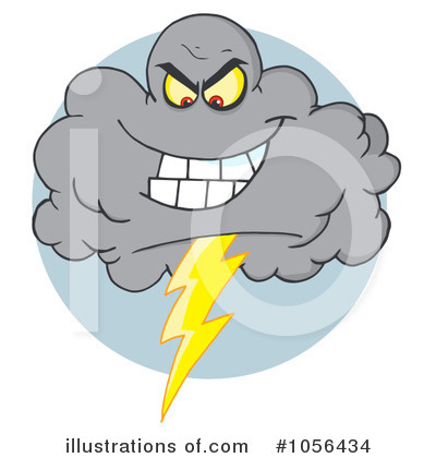 Royalty-Free (RF) Cloud Clipart Illustration by Hit Toon - Stock Sample #1056434