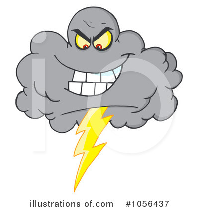Royalty-Free (RF) Cloud Clipart Illustration by Hit Toon - Stock Sample #1056437