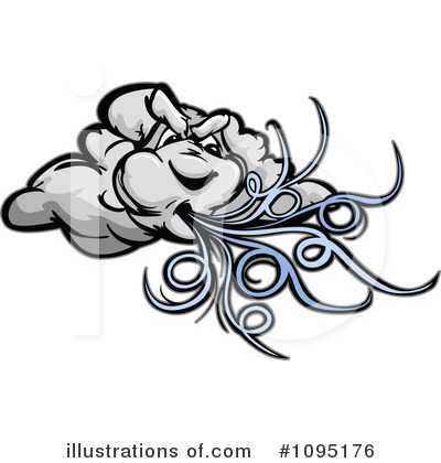 Royalty-Free (RF) Cloud Clipart Illustration by Chromaco - Stock Sample #1095176