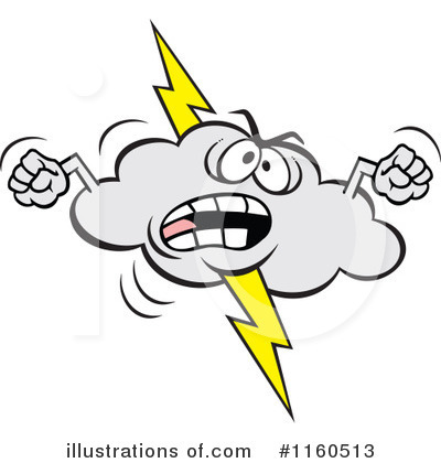 Cloud Character Clipart #1160513 by Johnny Sajem