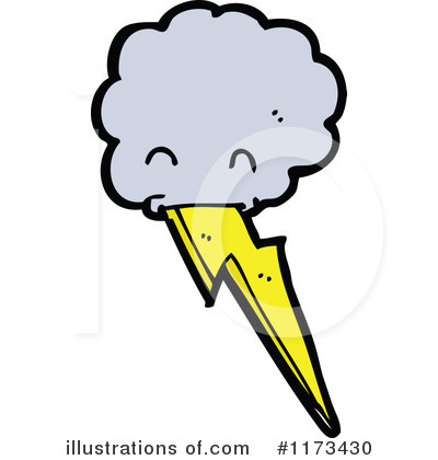 Royalty-Free (RF) Cloud Clipart Illustration by lineartestpilot - Stock Sample #1173430