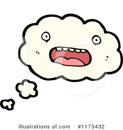 Royalty-Free (RF) Cloud Clipart Illustration by lineartestpilot - Stock Sample #1173432