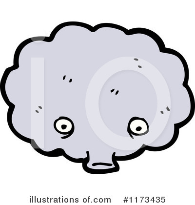 Royalty-Free (RF) Cloud Clipart Illustration by lineartestpilot - Stock Sample #1173435