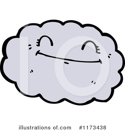 Royalty-Free (RF) Cloud Clipart Illustration by lineartestpilot - Stock Sample #1173438