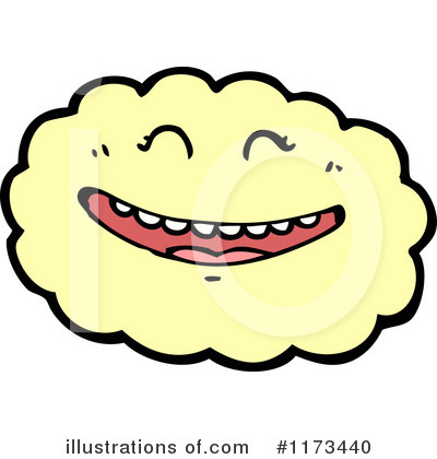Royalty-Free (RF) Cloud Clipart Illustration by lineartestpilot - Stock Sample #1173440